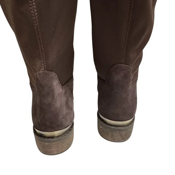 NEW Blondo Women's Valina Leather Waterproof Over-The-Knee Boots Size 7M Brown